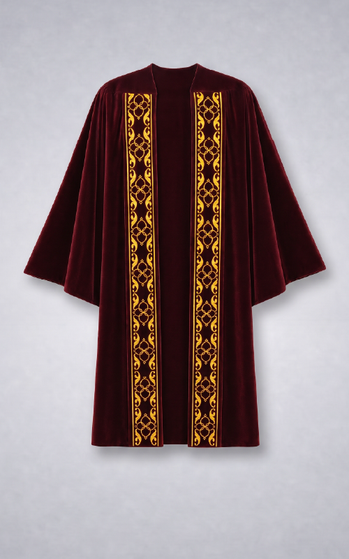 Ceremonial Cloaks - Maroon Colour